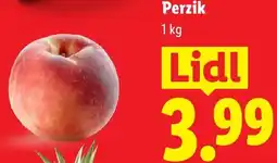Lidl Perzik aanbieding