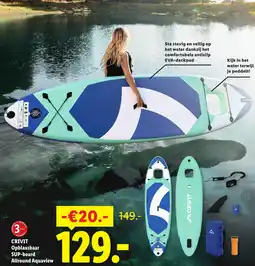 Lidl Crivit Opblaasbaar SUP-board Allround Aquaview aanbieding