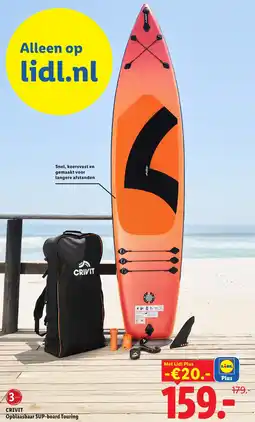 Lidl Crivit Opblaasbaar SUP-board Touring aanbieding