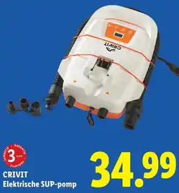 Lidl Crivit Elektrische SUP-pomp aanbieding