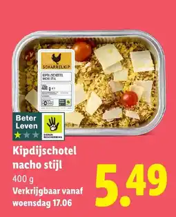Lidl Kipdijschotel nacho stijl aanbieding
