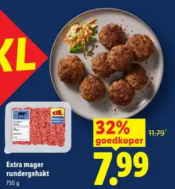 Lidl Extra mager rundergehakt aanbieding