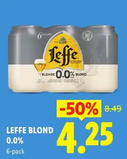 Lidl Leffe blond 0.0% aanbieding