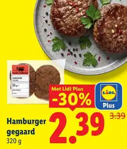 Lidl Hamburger gegaard aanbieding