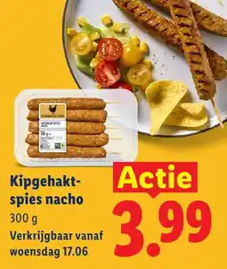 Lidl Kipgehaktspies nacho aanbieding