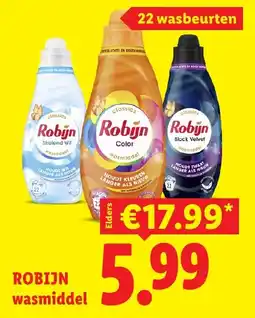 Lidl Robijn wasmiddel aanbieding