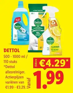 Lidl Dettol aanbieding