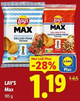 Lidl Lay's Max aanbieding