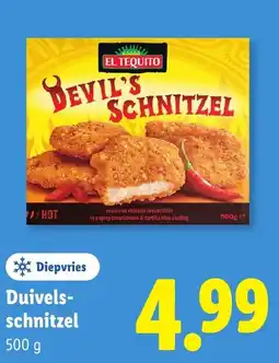Lidl Duivels-schnitzel aanbieding