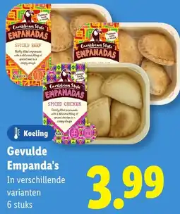 Lidl Gevulde Empanda's aanbieding