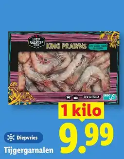 Lidl Tijgergarnalen aanbieding