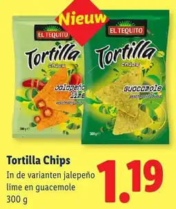 Lidl Tortilla Chips aanbieding