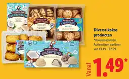 Lidl Diverse kokos producten aanbieding
