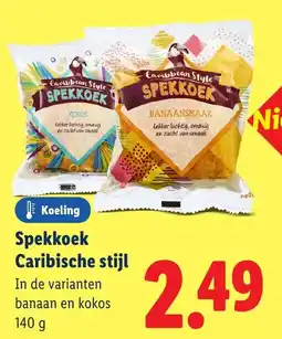 Lidl Spekkoek Caribische stijl aanbieding