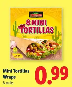 Lidl Mini Tortillas Wraps aanbieding