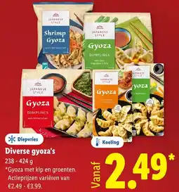 Lidl Diverse gyoza's aanbieding