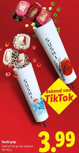 Lidl Sushi pop aanbieding