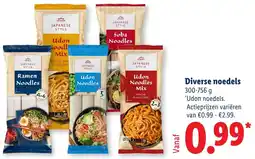 Lidl Diverse noedels aanbieding