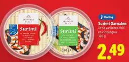 Lidl Surimi Garnalen aanbieding