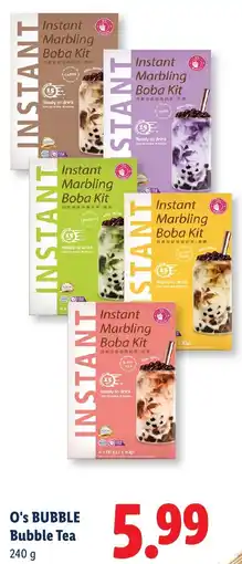Lidl O's BUBBLE Bubble Tea aanbieding