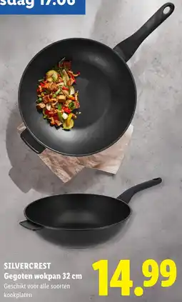 Lidl Silvercrest Gegoten wokpan aanbieding