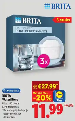 Lidl Brita Waterfilters aanbieding