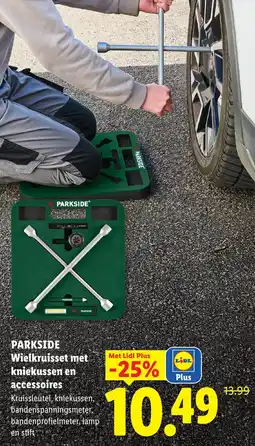 Lidl Parkside Wielkruisset met kniekussen en accessoires aanbieding