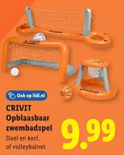 Lidl Crivit Opblaasbaar zwembadspel aanbieding