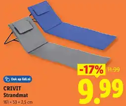 Lidl Crivit Strandmat aanbieding