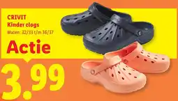 Lidl Crivit Kinder clogs aanbieding