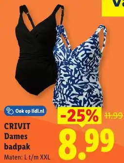 Lidl Crivit Dames badpak aanbieding