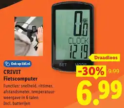 Lidl Crivit Fietscomputer aanbieding