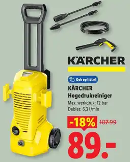 Lidl Kärcher Hogedrukreiniger aanbieding