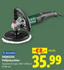 Lidl Parkside Polijstmachine aanbieding