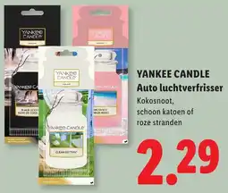 Lidl Yankee Candle Auto luchtverfrisser aanbieding