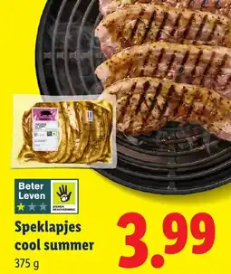 Lidl Speklapjes cool summer aanbieding