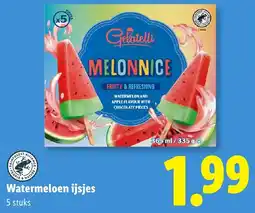 Lidl Watermeloen ijsjes aanbieding