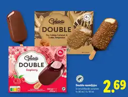 Lidl Double roomijsjes aanbieding