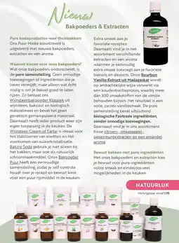 Puur Mieke Bakpoeders & Extracten aanbieding