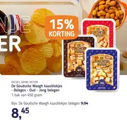 Van Hoeckel De Goudsche Waegh kaasblokjes aanbieding