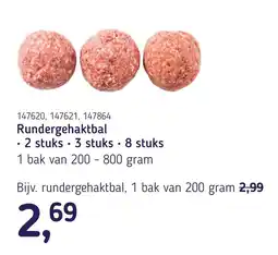 Van Hoeckel Rundergehaktbal aanbieding