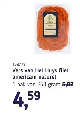 Van Hoeckel Vers van Het Huys filet americain naturel aanbieding