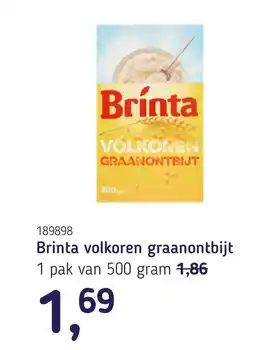 Van Hoeckel Brinta volkoren graanontbijt aanbieding