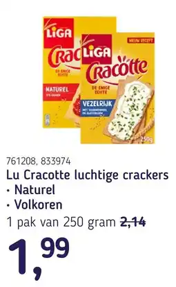 Van Hoeckel Lu Cracotte luchtige crackers aanbieding