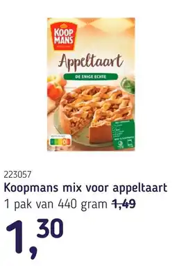Van Hoeckel Koopmans mix voor appeltaart aanbieding