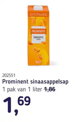 Van Hoeckel Prominent sinaasappelsap aanbieding