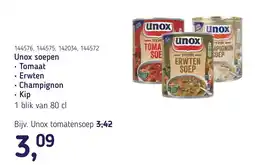 Van Hoeckel Unox soepen aanbieding