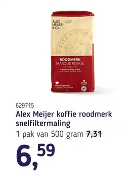 Van Hoeckel Alex Meijer koffie roodmerk snelfiltermaling aanbieding