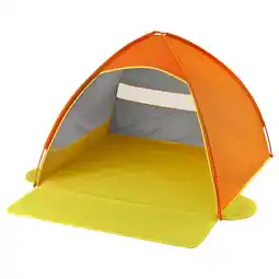IKEA StrandÖn Zonne- en windscherm, helderoranje/heldergeel aanbieding