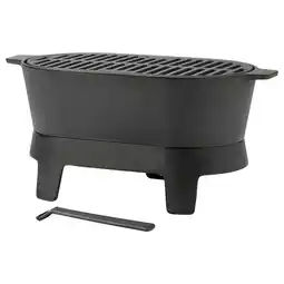 IKEA SoluppgÅng Barbecue, gietijzer, 21x43 cm aanbieding